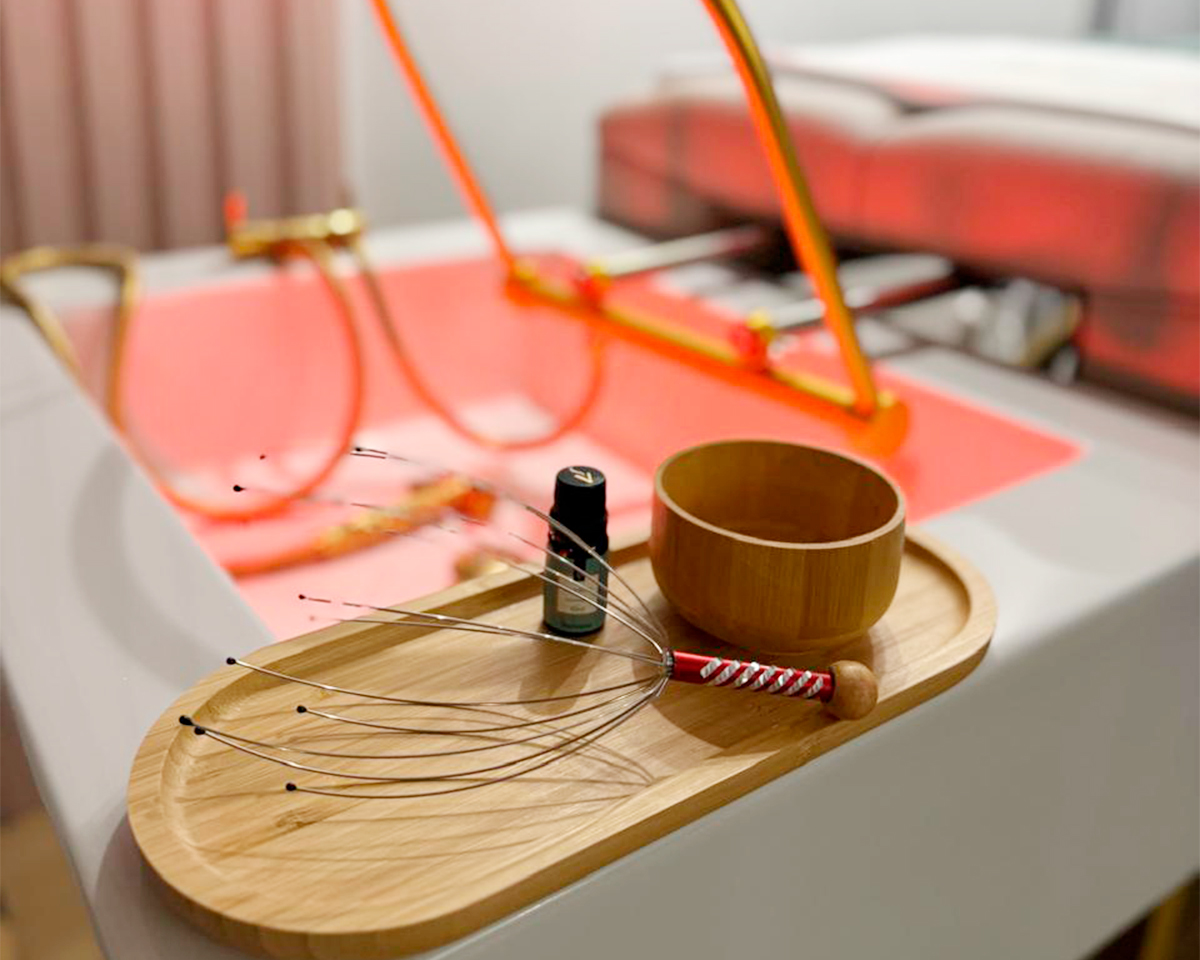 Escalda pés método aterrar